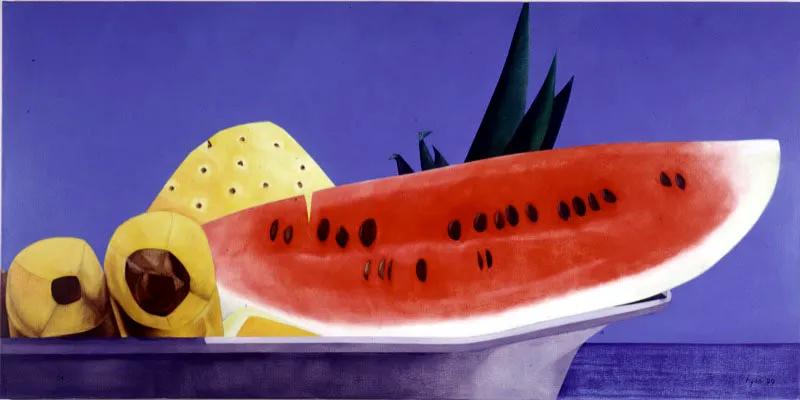 Patilla / 1999 / Óleo sobre lienzo / 100 x 200 cm
Óscar Monsalve