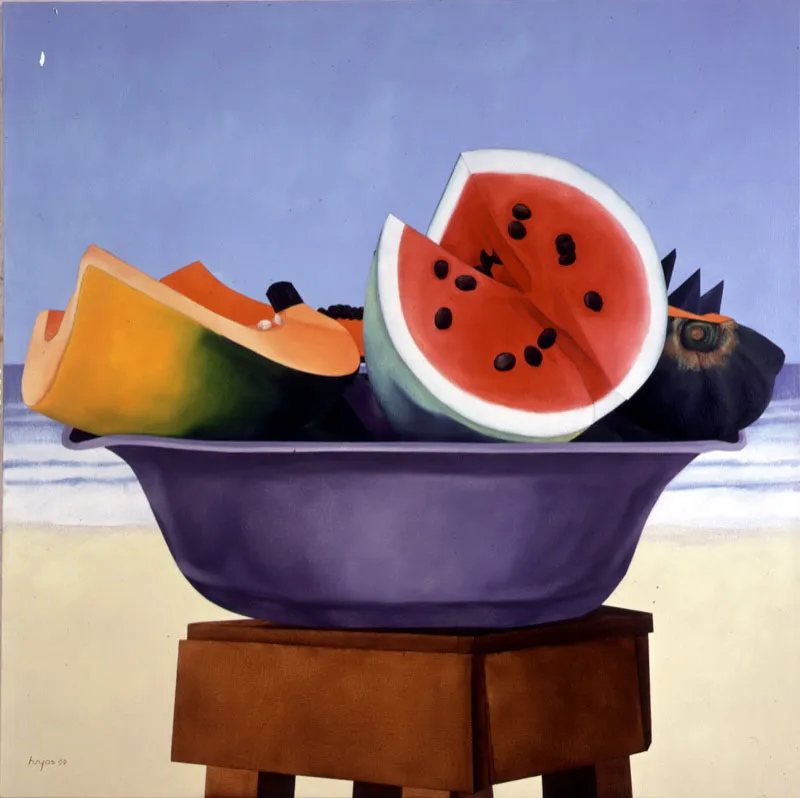 Porcelana / 1999 / Óleo sobre lienzo / 125 x 125 cm
Óscar Monsalve