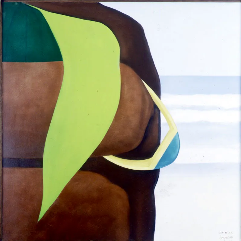 Amrica / 1991 / leo sobre lienzo / 100 x 100 cm scar Monsalve