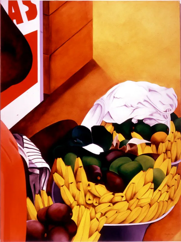 Bazurto / 1992 / Óleo sobre lienzo / 200 x 150 cm Óscar Monsalve