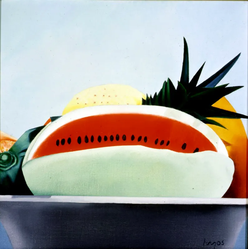 Bodegón del Caribe / 1993 / Óleo sobre lienzo / 30 x 30 cm Óscar Monsalve