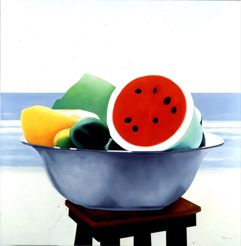Bodegón del Caribe / 1992 / Óleo sobre lienzo / 150 x 150 cm
Óscar Monsalve