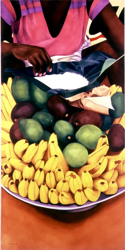Bazurto / 1995 / Óleo sobre lienzo / 200 x 100 cm
Óscar Monsalve
