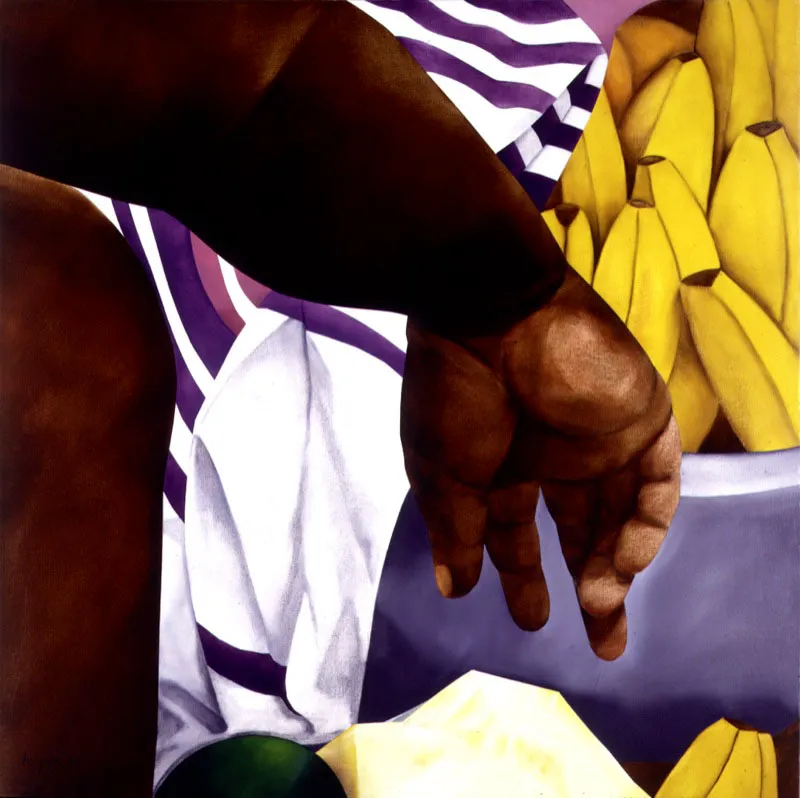 Bazurto / 1996 / Óleo sobre lienzo / 100 x 100 cm Óscar Monsalve