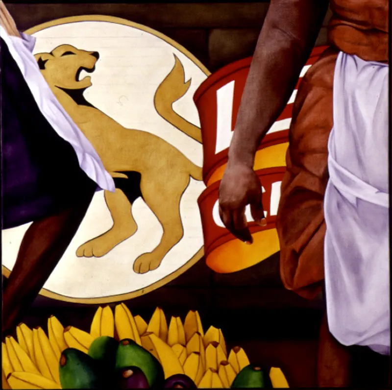 Leona / 1996 /
Óleo sobre lienzo / 120 x 120 cm Óscar Monsalve