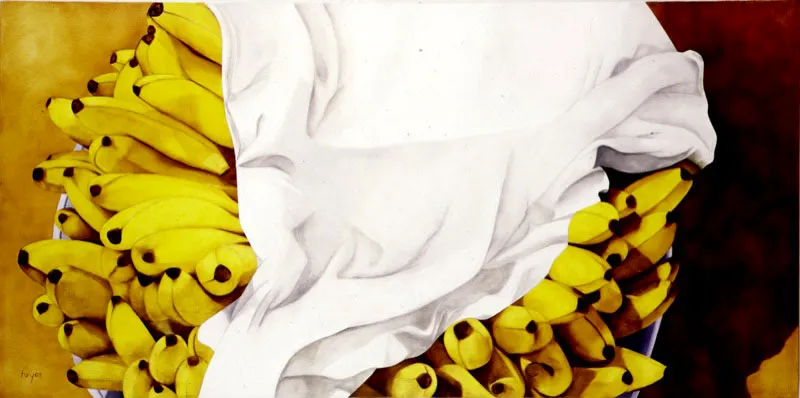 Bananos / 1992 / leo sobre lienzo / 100 x 200 cm
 scar Monsalve