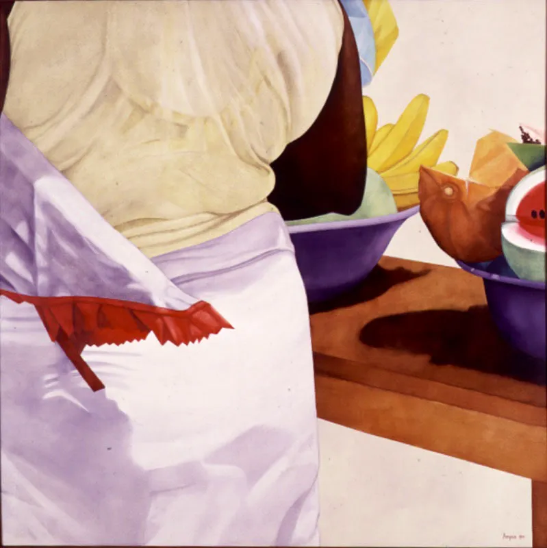 Zenit / 1994 / Óleo sobre lienzo / 100 x 100 cm Óscar Monsalve