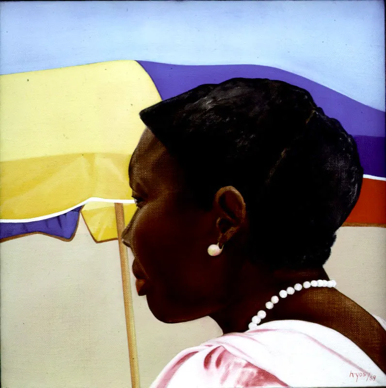 Lola / 1989 / Óleo sobre lienzo / 60 x 60 cm Óscar Monsalve