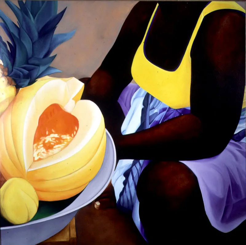 Palenquera / 1992 / Óleo sobre lienzo / 150 x 150 cm Óscar Monsalve