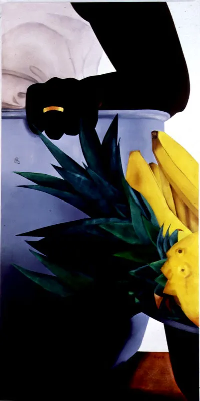 Palenquera / 1991 /
Óleo sobre lienzo / 100 x 200 cm Óscar Monsalve