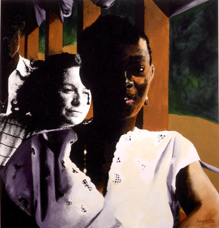 Autorretrato con Dominga / 1992 / Técnica mixta sobre papel / 50 x 50 cm
Óscar Monsalve