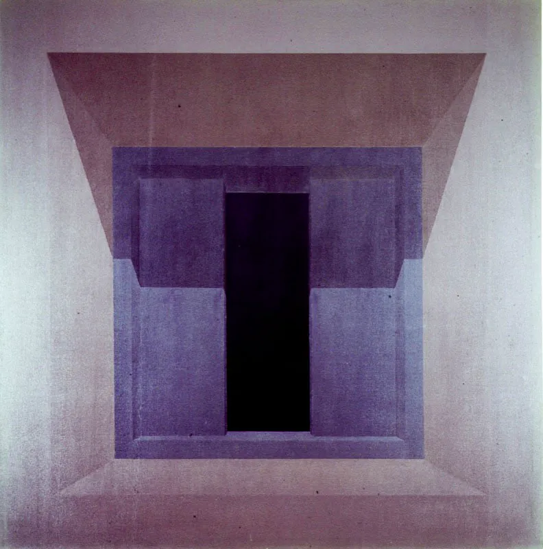 Ventana / 1975 / Óleo sobre lienzo / 120 x 120 cm Óscar Monsalve