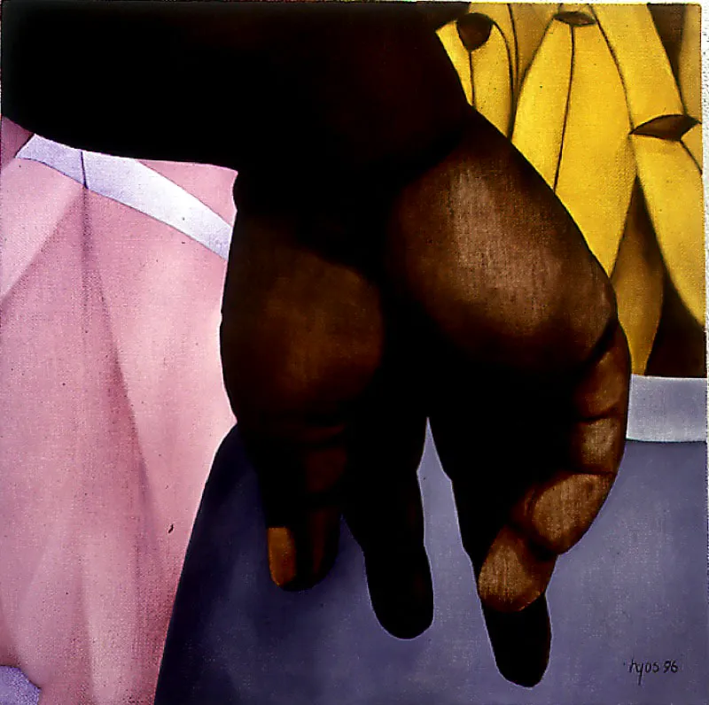 Bazurto / 1996 / Óleo sobre lienzo / 60 x 60 cm Óscar Monsalve