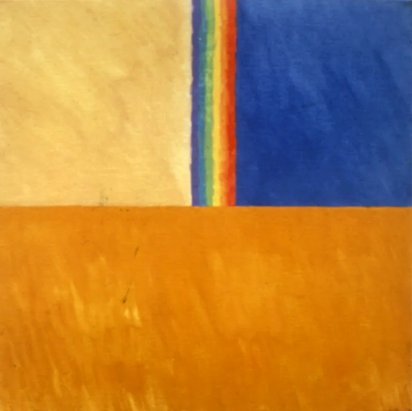 Arco iris / 1980 / leo sobre lienzo / 60 x 60 cm
 scar Monsalve