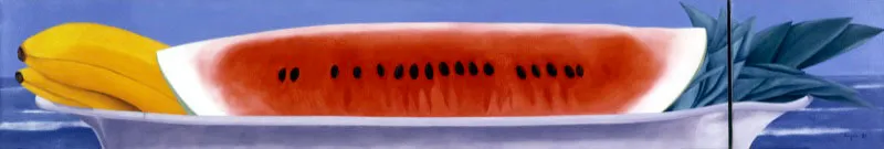 Patilla / 1998. (díptico) / Óleo sobre lienzo / 50 x 240 cm
Óscar Monsalve