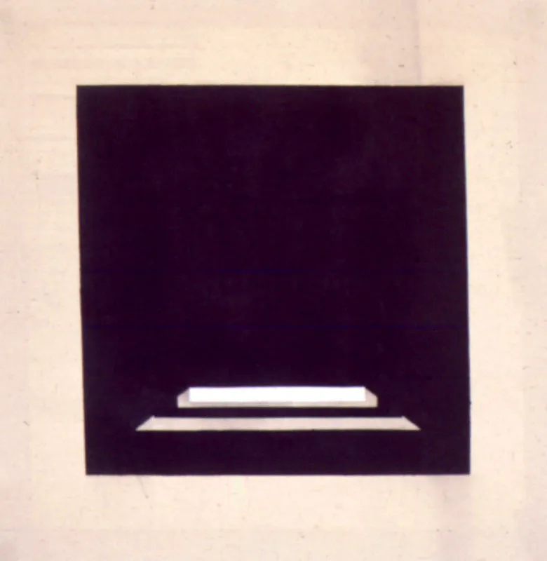 Proyecto / 1976 / Acrílico sobre lienzo / 41 x 41 cm Óscar Monsalve