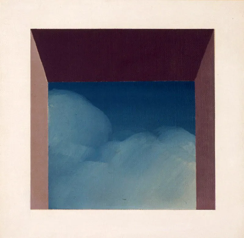 Ventana No. 1 / 1970 / Óleo sobre lienzo / 20 x 20 Óscar Monsalve