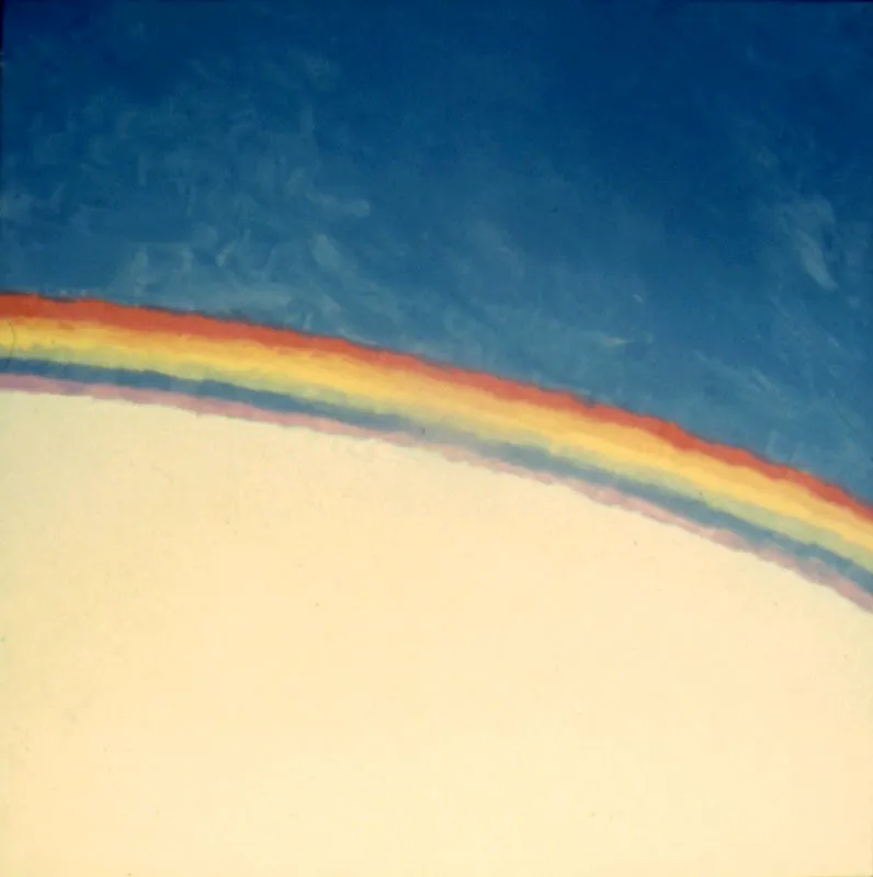 Arco iris / 1980 / leo sobre lienzo / 60 x 60 cm
 scar Monsalve