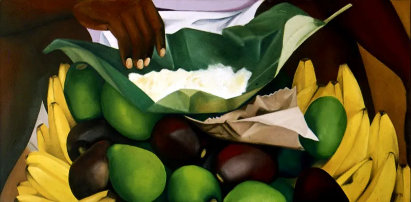 Bazurto / 1989 / Óleo sobre lienzo / 60 x 120 cm Óscar Monsalve