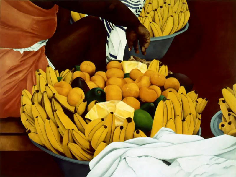 Bazurto con mandarinas / 2001 / Óleo sobre lienzo / 150 x 200 cm
Óscar Monsalve