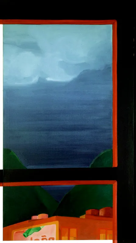 Paisaje urbano / 1968 / Óleo sobre lienzo / 103 x 158 cm Óscar Monsalve