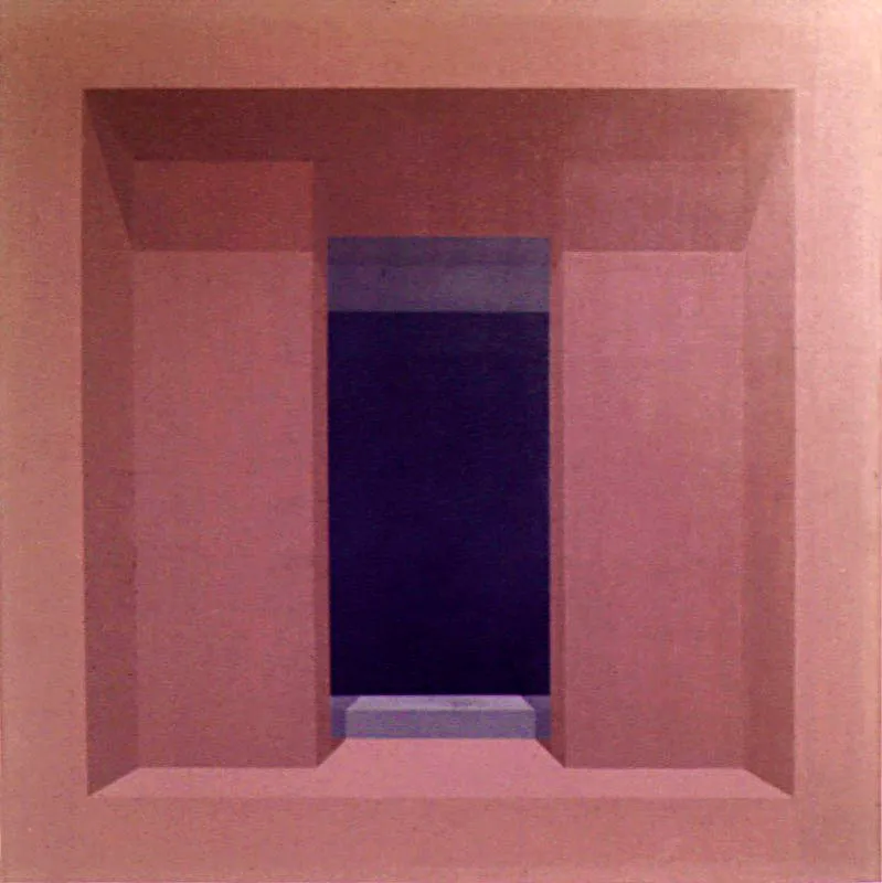 Ventana / 1975 / Óleo sobre lienzo / 120 x 120 cm Óscar Monsalve