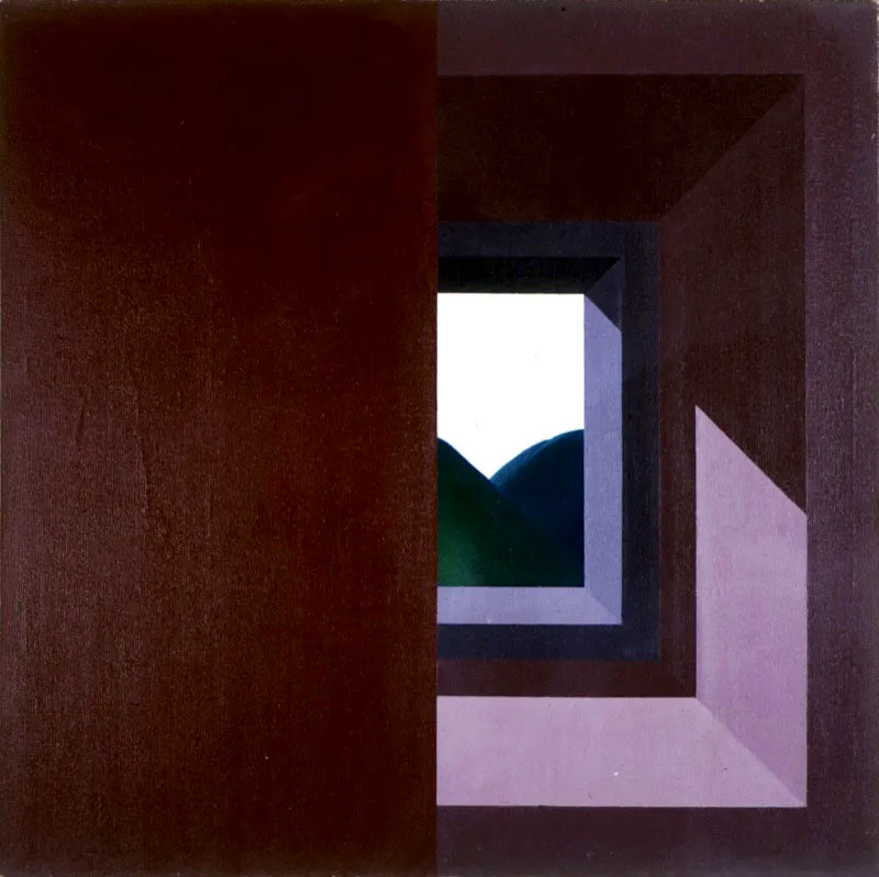 Ventana / 1975 / leo sobre lienzo / 60 x 60 cm
 scar Monsalve