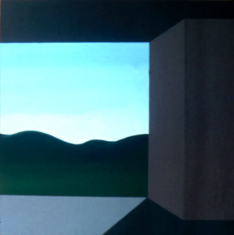 Paisaje interior / 1973 / Óleo sobre lienzo / 60 x 60 cm Óscar Monsalve