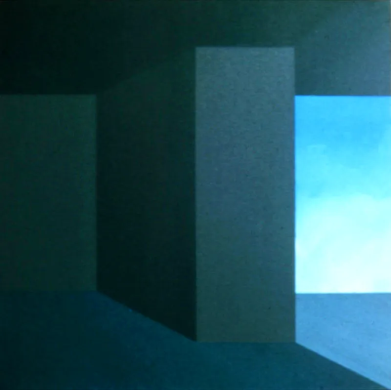 Paisaje interior / 1973 / Óleo sobre lienzo / 60 x 60 cm Óscar Monsalve