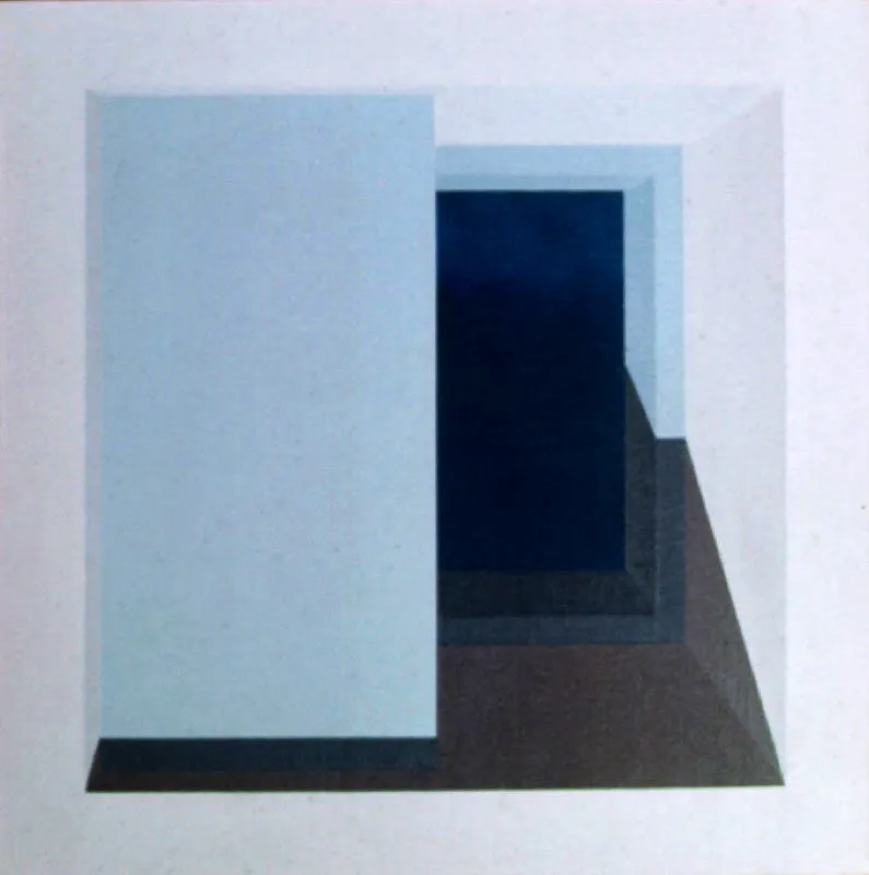 Ventana / 1975 / leo sobre lienzo / 60 x 60 cm
 scar Monsalve