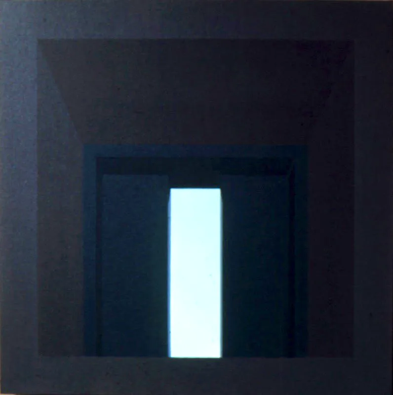 Ventana / 1973 / Óleo sobre lienzo / 60 x 60 cm Óscar Monsalve