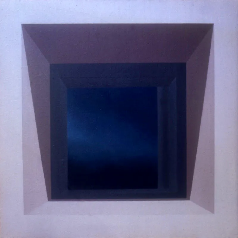 Ventana / 1973 / Óleo sobre lienzo / 60 x 60 cm Óscar Monsalve