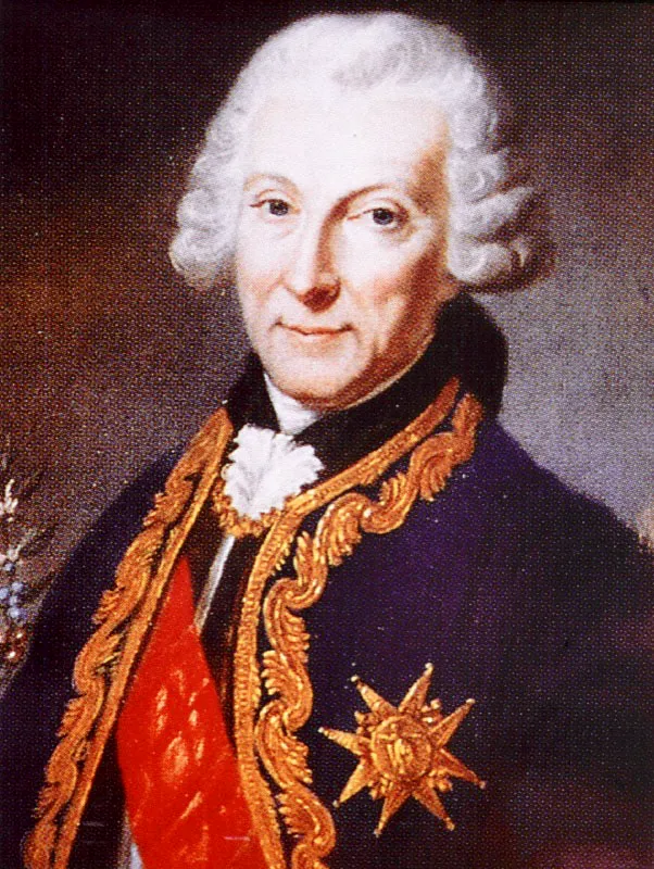 Retrato del Capitn Gabriel Mathieu de Clieu.
 