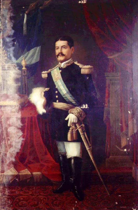 General José María Reyna Barrios, Presidente de Guatemala de 1891-1898, época de auge del café.