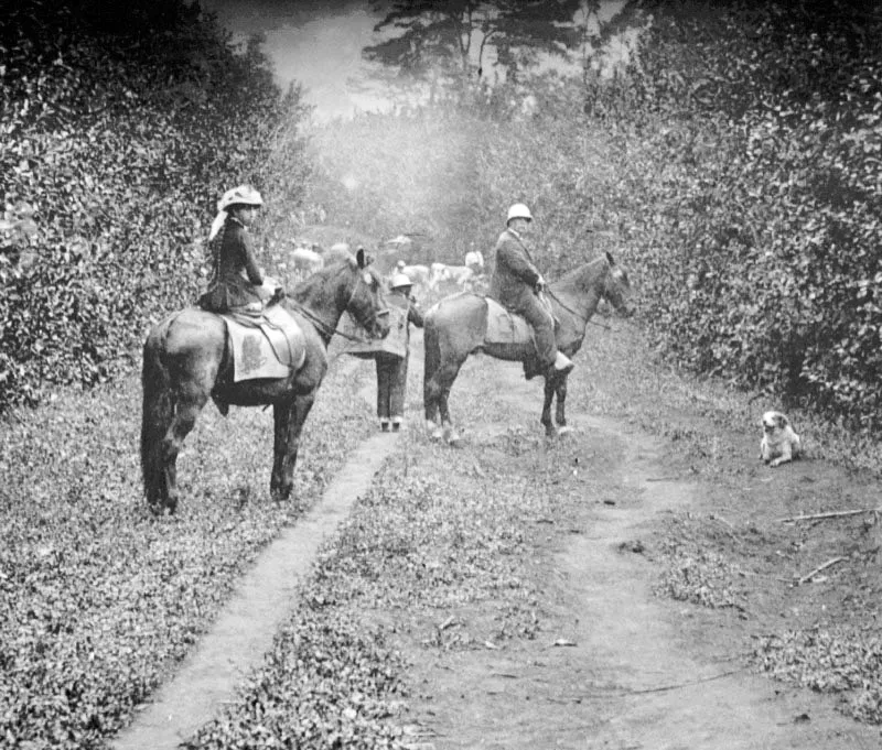 Robert Kleinschmidt, propietario de la finca Cerro Redondo, que fue administrada por Otto Hartleben, ca. 1910.