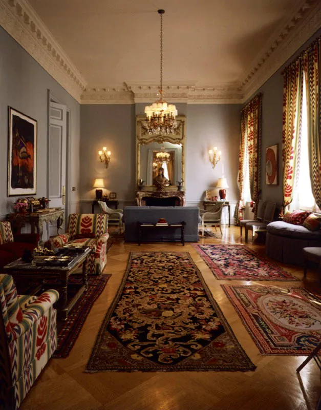 Salón de estar Luis XVI, a continuación del salón de baile. Antonio Castañeda Buraglia