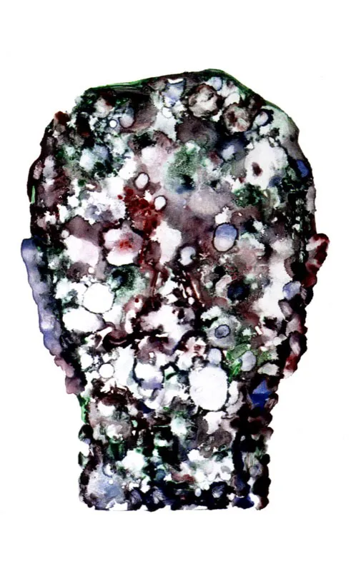 Sin título, 2002.
Tinta sobre papel, 70 x 50 cm
Tsu Chen Chen