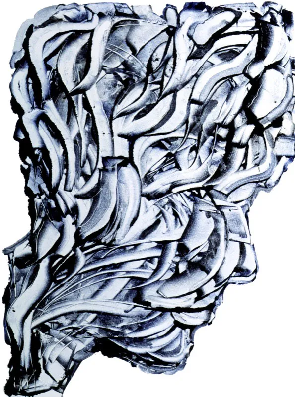 Sin título, 2002.
Tinta sobre papel, 70 x 50 cm Tsu Chen Chen