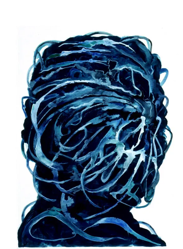 Sin título, 2002.
Tinta sobre papel, 70 x 50 cm
Tsu Chen Chen