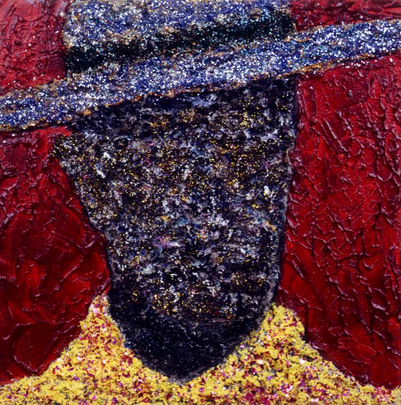 Personaje de la serie Buena Vista Social Club, 2001.
Técnica mixta sobre lienzo, 30 x 30 cm
Tsu Chen Chen