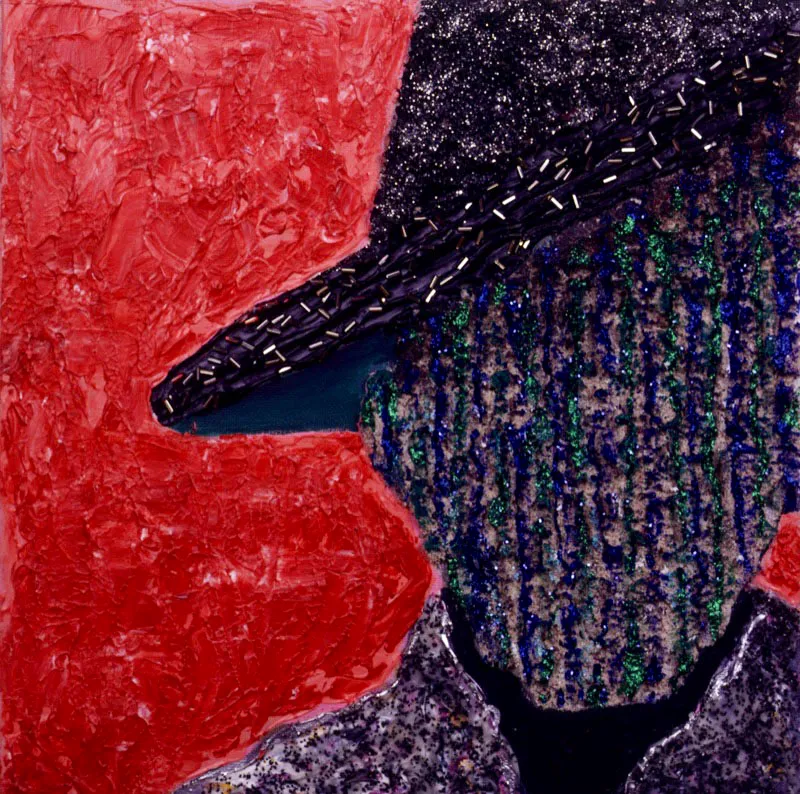 Personaje de la serie Buena Vista Social Club, 2001.
Técnica mixta sobre lienzo, 30 x 30 cm Tsu Chen Chen