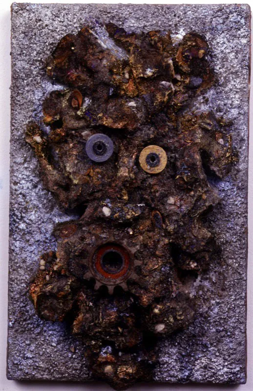 Júpiter, 2001.
Técnica mixta sobre lienzo, 35 x 20 cm
Tsu Chen Chen