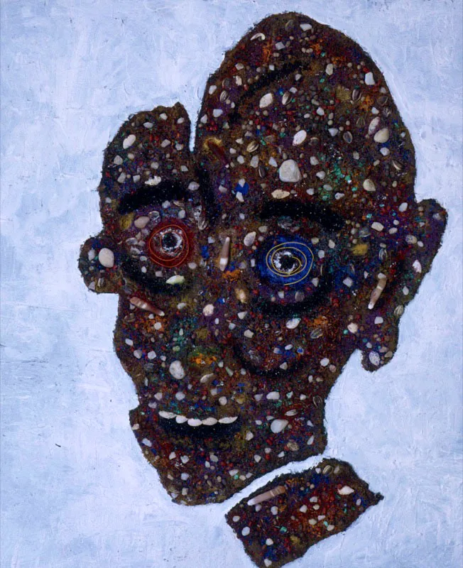 Sonrisal, 2001.
Técnica mixta sobre madera, 60 x 36 cm
Tsu Chen Chen