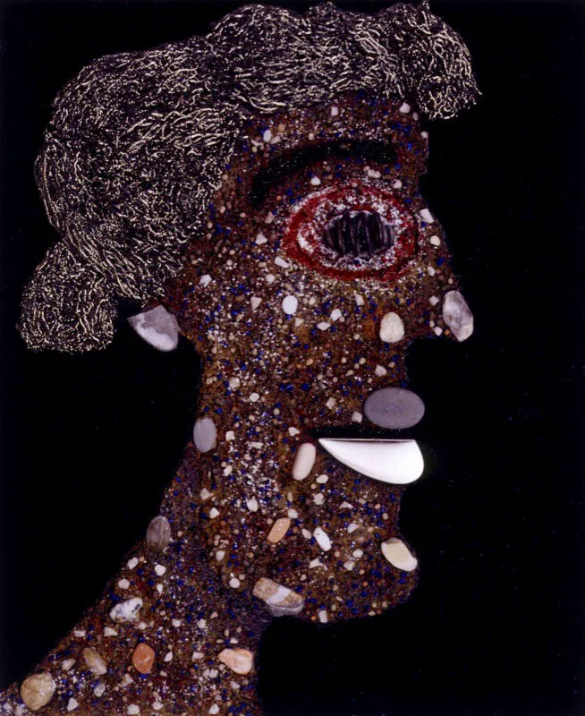 Herminda, 2001.
Técnica mixta sobre madera, 60 x 50 cm
Tsu Chen Chen
