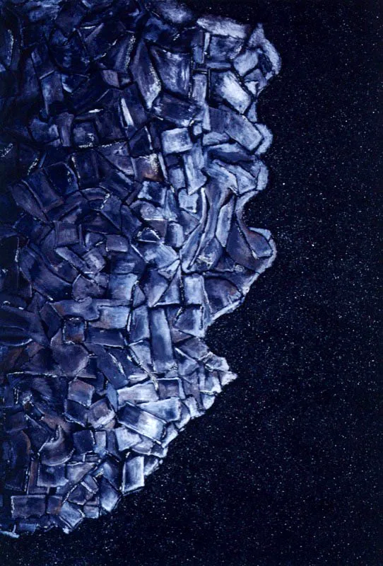 De la serie Petrificados, 2001.
Técnica mixta sobre lienzo, 130 x 90 cm
Tsu Chen Chen