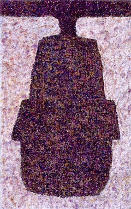 Amoratado, 2001.
Técnica mixta sobre lienzo, 120 x 80 cm
Tsu Chen Chen