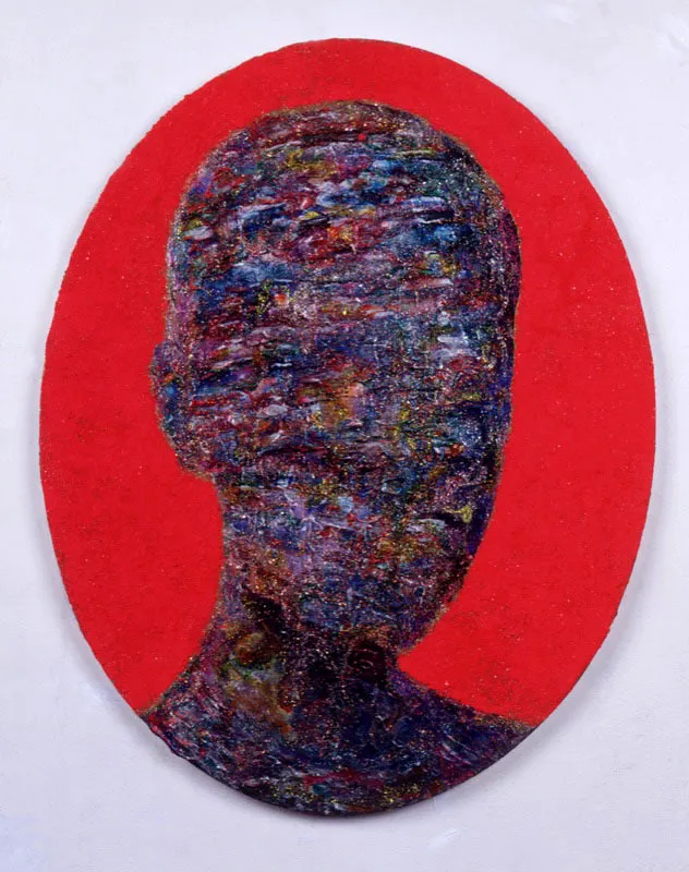 Aníbal, 2001.
Técnica mixta sobre lienzo, 35 x 22 cm (oval)
Tsu Chen Chen
