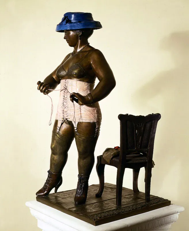 Rita 5:30 pm. 1984. Escultura en bronce. 47 x 28 x 28 cm 