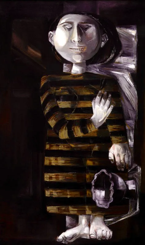 Mujer dormida. 1962. leo sobre lienzo. 84 x 132 cm 