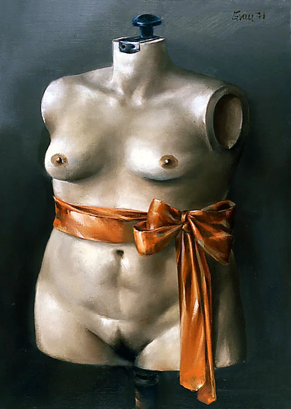 Galatea No.4. 1971. leo sobre lienzo. 110 x 80 cm 